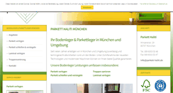 Desktop Screenshot of parkett-haliti.de